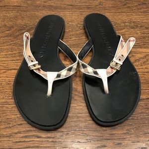 Burberry flip flops, size 37